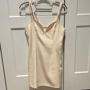 Chic Cream Slip Dress